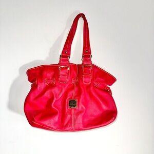Y2k Dooney & Bourke Red Vintage Buckle Bag